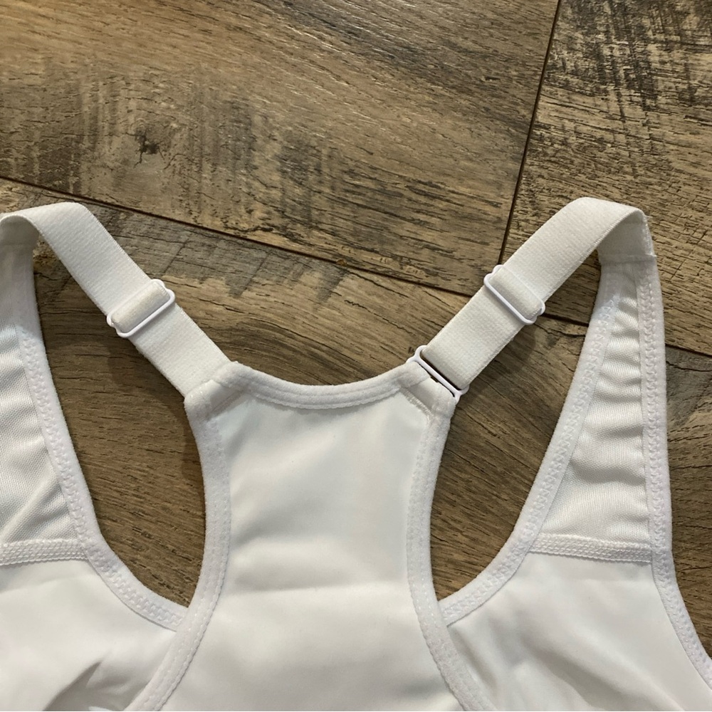 Ruby Ribbon White Sports Bra - Picture 5 of 6